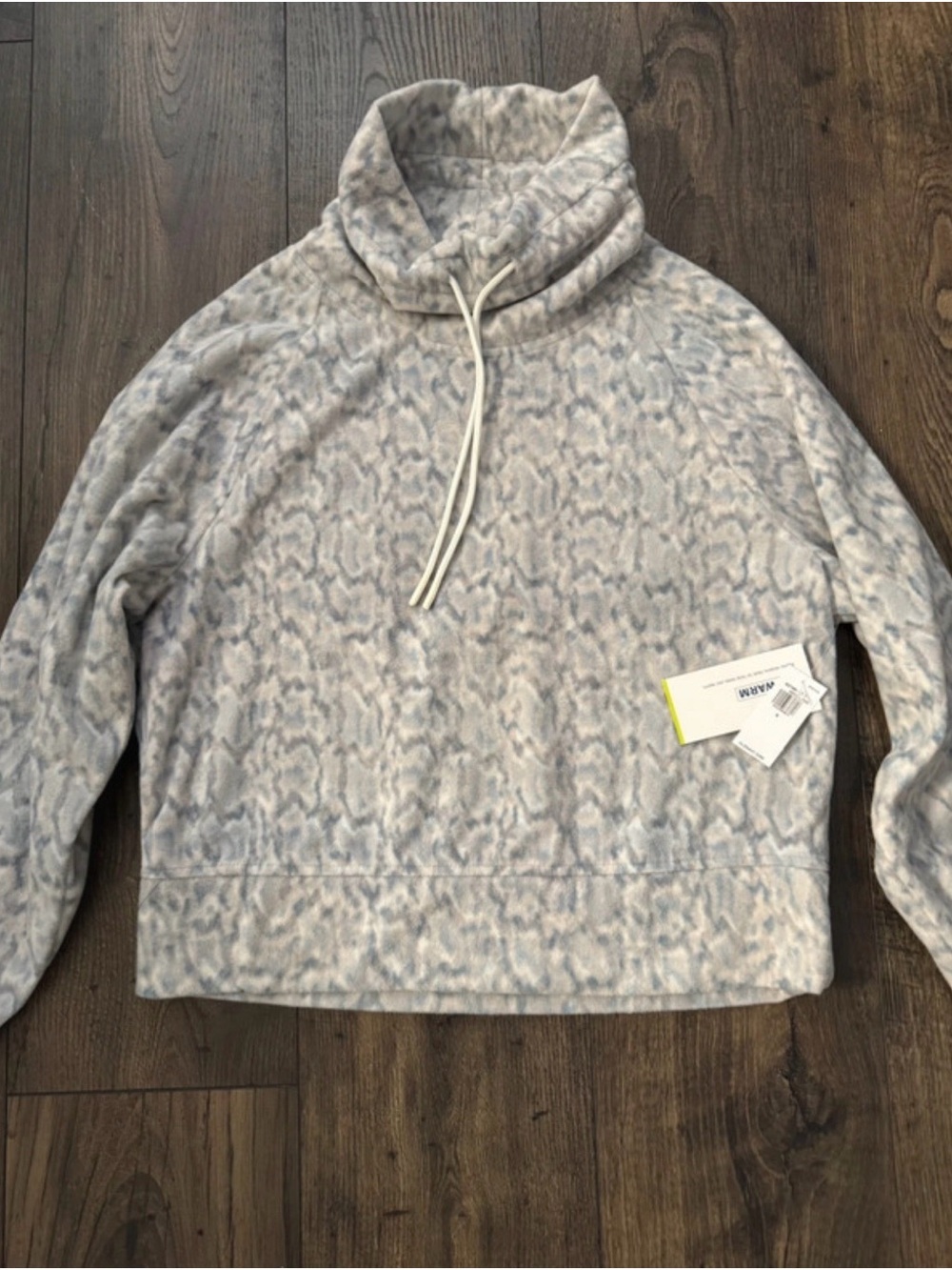 Old Navy Light Blue and Taupe Heathered Pullover